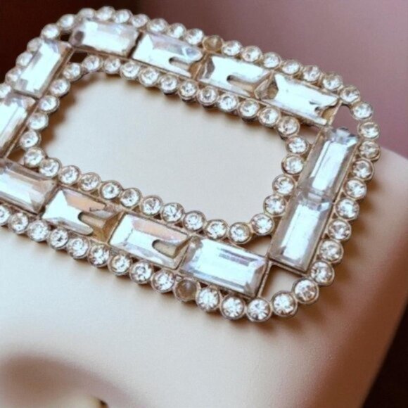 Capelli New York Ballet Flats Rhinestone Buckle 8 - Picture 6 of 7